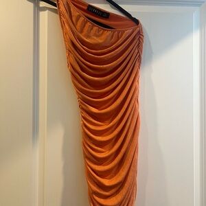 Lioness Vibrant Orange Dress